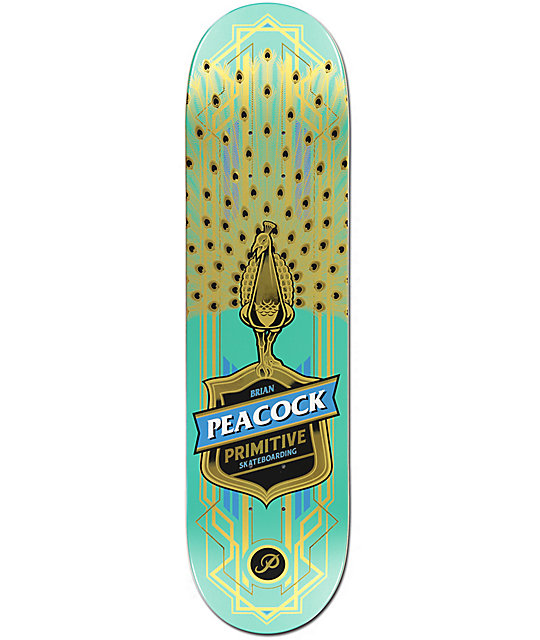 Primitive Peacock 8.1" Skateboard Deck at Zumiez PDP